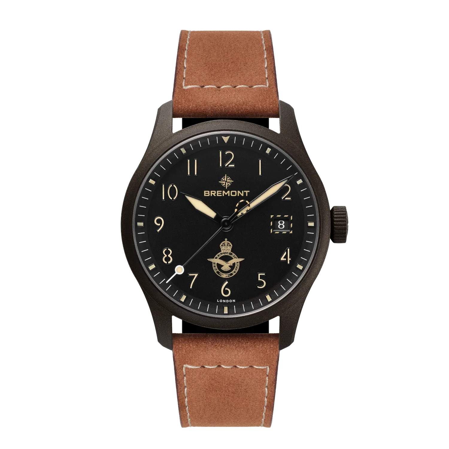HMAF Altitude 39mm Date Leather Strap