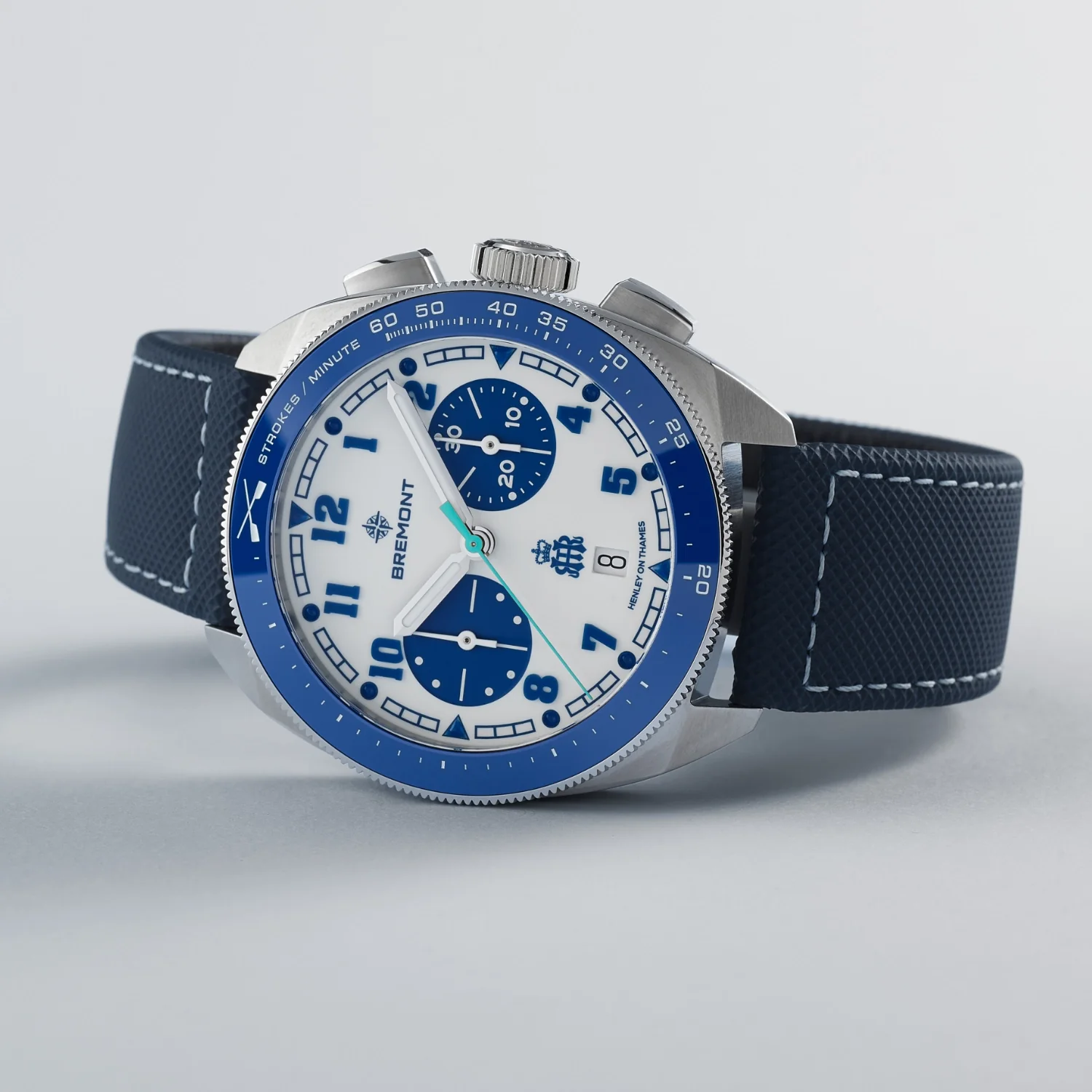 Terra Nova 42.5MM HRR Chronograph Leather Strap - Image 5